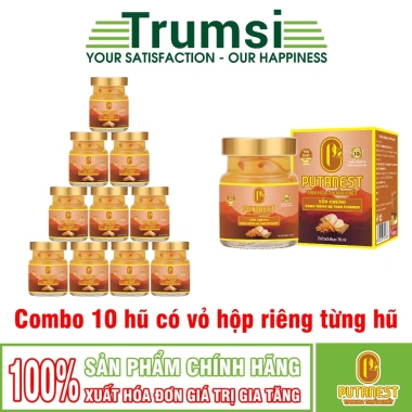 Yến Sào Cao Cấp Putanest 70ml - Quà Tặng Đông Trùng Hạ Thảo, Đẹp Da, Tăng Đề Kháng, Giá 290k 10