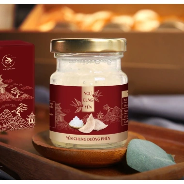 Yến sào chưng sẵn Ngự Cung Yến hũ 100g Đường phèn, giảm giá, chỉ 356.400 đồng