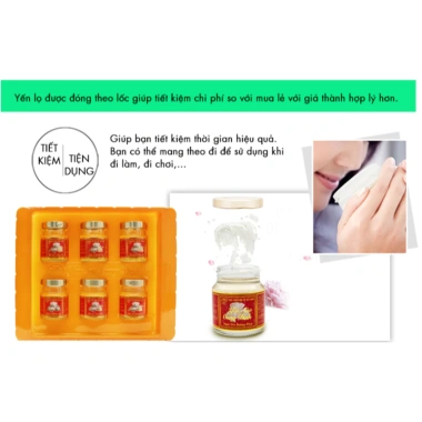 Yến Sào Cung Đình 13 Hộp Nước yến Đường phèn 18% tổ yến - Giá ưu đãi 1,599,999 VND