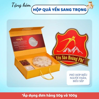 Yến Sào Hoàng Phi Đã Làm Sạch 100g 70 Viên Vụn Viên Baby Tặng Hộp Quà Giá Ưu Đãi 990k
