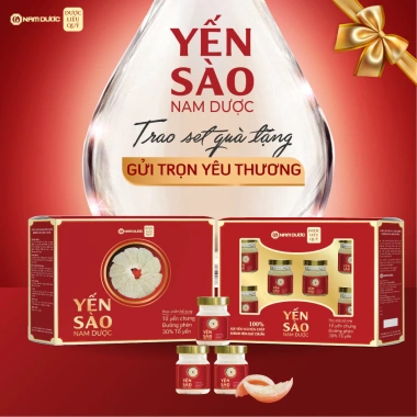 Yến sào Nam Dược đường phèn 70ml - Bồi sức khỏe, tăng đề kháng, giảm mệt mỏi