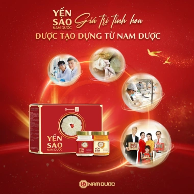 Yến sào Nam Dược đường phèn 70ml - Bồi sức khỏe, tăng đề kháng, giảm mệt mỏi