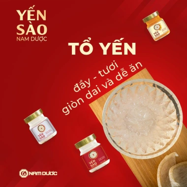 Yến sào Nam Dược đường phèn 70ml - Bồi sức khỏe, tăng đề kháng, giảm mệt mỏi