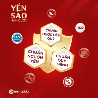 Yến sào Nam Dược đường phèn 70ml - Bồi sức khỏe, tăng đề kháng, giảm mệt mỏi 8 Yến sào Nam Dược đường phèn 70ml - Bồi sức khỏe, tăng đề kháng, giảm mệt mỏi 8