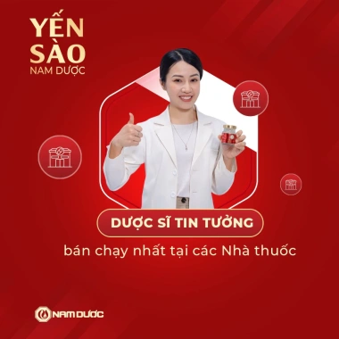 Yến sào Nam Dược đường phèn 70ml - Bồi sức khỏe, tăng đề kháng, giảm mệt mỏi