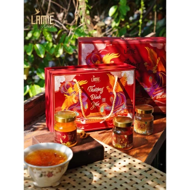 Yến sào Nha Trang Lamie hũ chưng sẵn 6 hũ đủ vị - Thượng đỉnh yến, quà Tết giá ưu đãi 280k