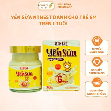 Yến Sữa Dành Cho Trẻ Em Trên 1 Tuổi Khánh Hòa Hũ 70ml - Giá Tốt 73400đ 2 Yến Sữa Dành Cho Trẻ Em Trên 1 Tuổi Khánh Hòa Hũ 70ml - Giá Tốt 73400đ 2