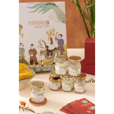 Yến Thị Gói quà Tết Yến và mứt, Tổ yến Kánh Hoà chưng sẵn 70ml, giá chỉ 800.000 đồng