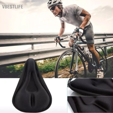 Yên xe đạp VBESTLIFE thoáng khí, đệm silicon đàn hồi cao, công thái cho núi 6
