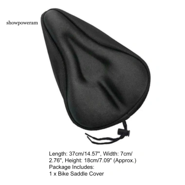 Yên xe thể thao SPM silicone 3D thoáng khí siêu mềm cho MTB Giá chỉ 85.824₫