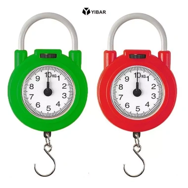 YIBAR Cân Đo Di Động 10kg Treo Nhà Bếp, Độ Chính Xác Cao, Kỹ Thuật Số, Cầm Tay, Lò Xo, Cá Hành Lý, Điện Tử, Giá 60.000