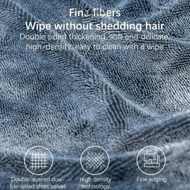 Yibar Khăn Vệ Sinh Ô Tô Xoắn Microfiber Hai Mặt Siêu Thấm Hút Rửa Xe Chống Trầy Xước Mềm Lint Khăn Mới Giá 55.880 VND 4