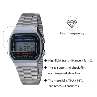 YIFILM 3 Phim Dán Nano Chống Cháy Nổ cho Đồng Hồ Casio F108WHC A168WA F‑84W LA20WH – Bảo Vệ Màn Hình, Giá 61.446₫