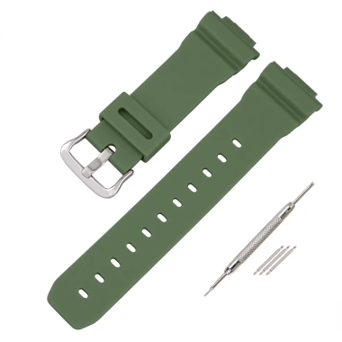 YIFILM Dây đeo nhựa resin thay thế cho đồng hồ Casio G-LIDE GBX100 GA100 110, chống thấm nước, độ bền cao 5