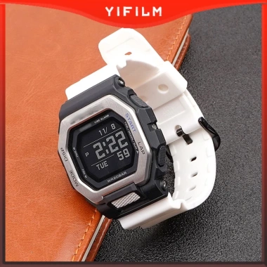 YIFILM Dây đeo nhựa resin thay thế cho đồng hồ Casio G-LIDE GBX100 GA100 110, chống thấm nước, độ bền cao 7