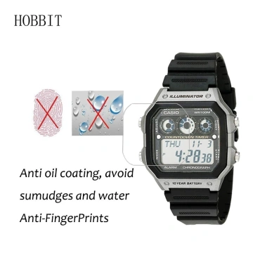 YIFILM Set 3 miếng dán bảo vệ mặt đồng hồ Casio AE1.300WH, AE1.200WH Chống nổ, giá chỉ 54.911₫