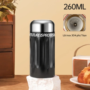 YIMI Bình Giữ Nhiệt 260ml Lõi Titan - Đựng Trà Cà Phê Nhỏ Gọn Tiện Lợi 120k 7