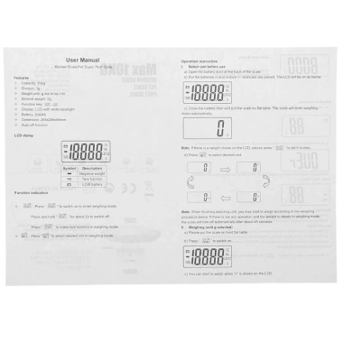 Yin Điện Tử Cân Thú Cưng LCD 1g‑10kg Độ Chính Xác Cao, Đo Trẻ Sơ Sinh