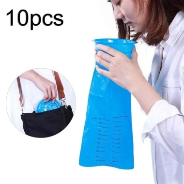 YITAQI Túi Nôn Khẩn Cấp 10 1.000ml Dung Tích Lớn, Chống Rò Rỉ, Thân Thiện - 79.200 VND