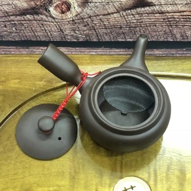 Yixing Đất Sét Tím Ấm Trà Kung Fu Handmade Dung Lớn Đơn Nồi Xishi 8.26 – Bộ Trà Hộ Gia Đình