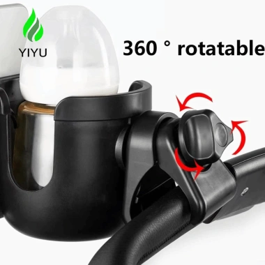 YIYU Giá đựng bình sữa đa năng 360 chống trượt, kèm xe đẩy, cốc nước, giá đỡ điện thoại - Giá chỉ 74.088₫