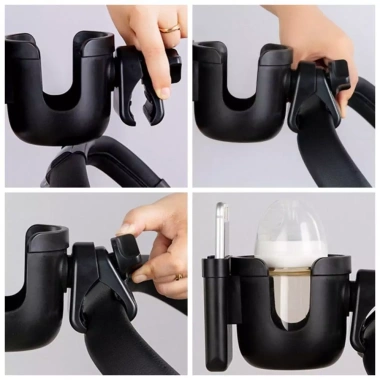 YIYU Giá đựng bình sữa đa năng 360 chống trượt, kèm xe đẩy, cốc nước, giá đỡ điện thoại - Giá chỉ 74.088₫