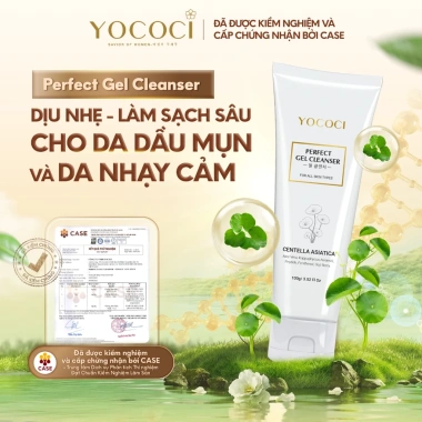 Yococi Perfect Gel Cleanser 100g - Sữa rửa mặt nhẹ, ngừa mụn da dầu, chỉ 165k