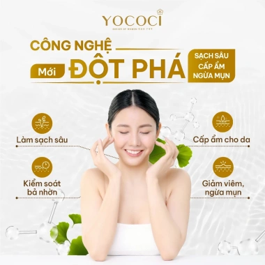 Yococi Perfect Gel Cleanser 100g - Sữa rửa mặt nhẹ, ngừa mụn da dầu, chỉ 165k
