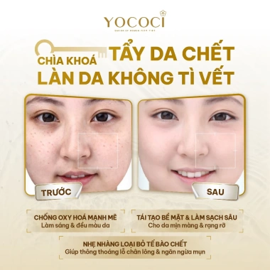YOCOCI Tẩy Tế Bào Chết Da Mặt Oolong Tea 50g - Sáng Da Mịn, Ngừa Xỉn Màu, Giá 195k 5