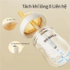 Youkebei Bình Sữa Thủy Tinh Chống Sặc Giảm Đầy Hơi, An Toàn, Bền, Dễ Vệ Sinh cho Bé Sơ Sinh - Giá 50.000 3