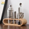 YOVIP 10 chiếc Cocktail Shaker thép không gỉ, bộ trộn martini, dụng cụ bar
