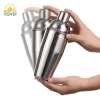 YOVIP 10 chiếc Cocktail Shaker thép không gỉ, bộ trộn martini, dụng cụ bar 4
