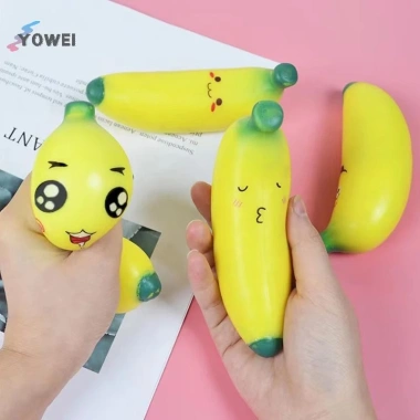 YOWEI 1 Chuối Bóp Người Lớn và Trẻ Em - Quà Tặng Giải Phóng Căng Thẳng, Mô Phỏng Trái Cây, Bột Biểu Hiện, Giá 51,480₫