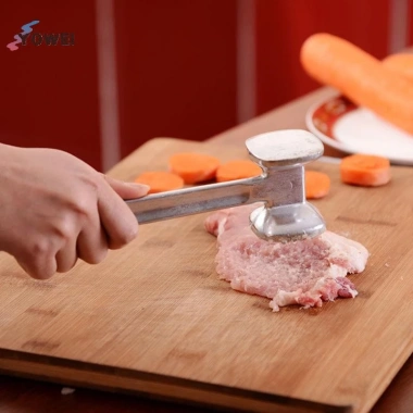 YOWEI Mallet Tenderizer Nhôm Kim Loại - Búa Đập Thịt Bít Tết và Gà, Dụng Cụ Nhà Bếp VN Giá 68.640 VND 3