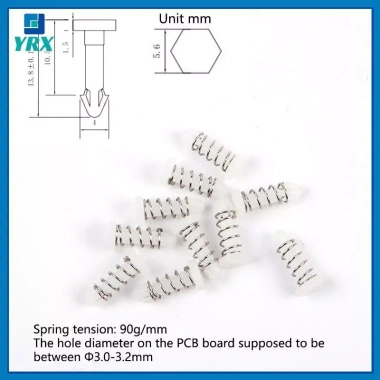 YRX 10 chiếc móng tay nhựa 17.6mm/13.8mm Southbridge Northbridge kẹp quạt làm mát lò giá 39.160đ 8