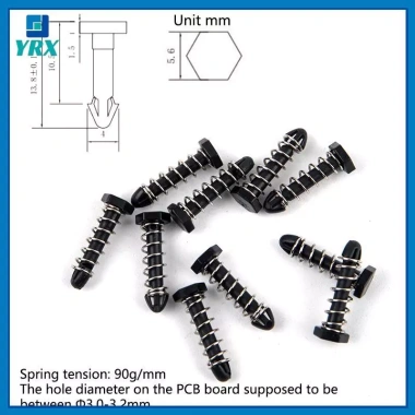 YRX 10 chiếc móng tay nhựa 17.6mm/13.8mm Southbridge Northbridge kẹp quạt làm mát lò giá 39.160đ 9
