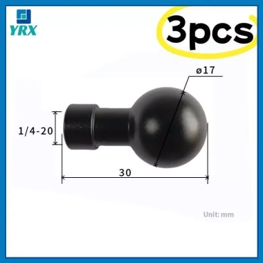 YRX Giá Đỡ 1/3 Chiếc Cho Insta360 Action 5 Pro, Poet 3, Soet Arm - Đế Điện Thoại 17mm, Adapter 1/4 Vít, Dễ Lắp Đặt