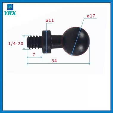 YRX Giá Đỡ 1/3 Chiếc Cho Insta360 Action 5 Pro, Poet 3, Soet Arm - Đế Điện Thoại 17mm, Adapter 1/4 Vít, Dễ Lắp Đặt