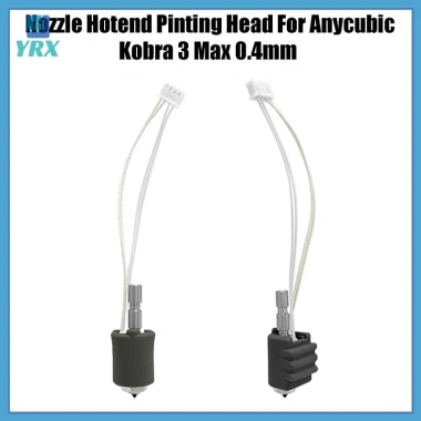YRX Hotend Swap 0.4mm Thép Cứng cho Anycubic Kobra 3 Max – Bộ Vòi Phun In 3D 3