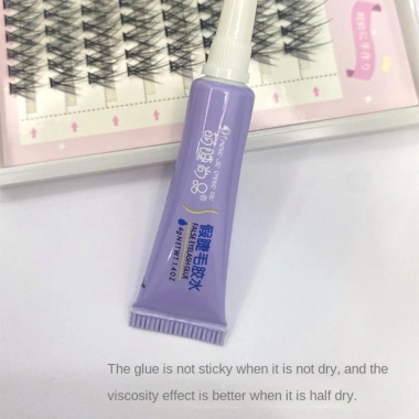 YUNAFIN Keo mi sấy nhanh 4ml - Không kích thích, nhẹ nhàng, chống thấm nước, nối dài lông mi mạnh mẽ 4