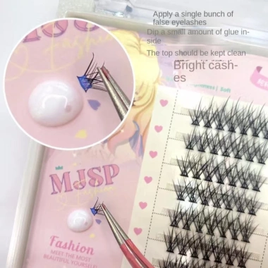 YUNAFIN Keo mi sấy nhanh 4ml - Không kích thích, nhẹ nhàng, chống thấm nước, nối dài lông mi mạnh mẽ 5