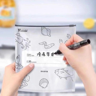 YUNANUN 10 Túi Lá Nhôm Chống Rò Rỉ – Đứng Tủ Đông, Giữ Tươi, Tái Sử Dụng An Toàn cho Nhà Bếp