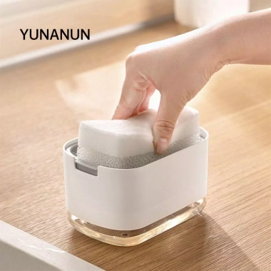 Yunaun Hộp đựng nước rửa chén di động hai lớp, tiện tay, sạch nhanh - Giá ưu đãi 110.220₫