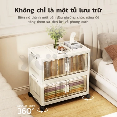 Yuumi Cửa Nam Châm Trong Suốt Cao Cấp 49/69cm Vàng Kem - Giá Ưu Đãi 294.000₫