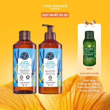 Yves Rocher combo hương biển 400ml + 390ml - Sữa tắm & Dưỡng thể, giá 510.000 VND