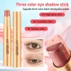 YZS 3 Màu Ngọc Trai Eyeshadow Stick – Bút tằm bóng cao, màu lấp lánh, lâu trôi 2