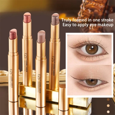 YZS 3 Màu Ngọc Trai Eyeshadow Stick – Bút tằm bóng cao, màu lấp lánh, lâu trôi 3