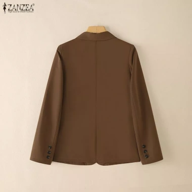ZANZEA Áo Blazer Nữ Hàn Quốc Cao Cấp – Phong Cách Sang Trọng Văn Phòng, Giá 324.000₫ 8