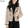 ZANZEA Áo Blazers Len Hàn Quốc Tay Dài Phản Quang – Sang Trọng, Giá 345.125₫