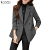 ZANZEA Áo Blazers Nữ Phong Cách Hàn Quốc - Văn Phòng, Giá Giảm 341k